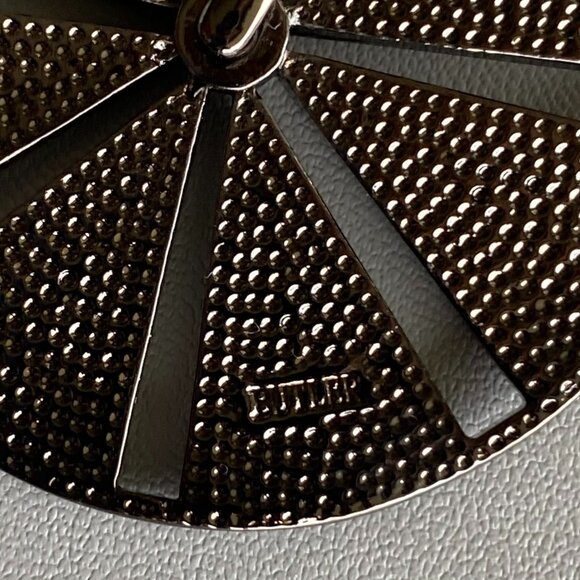 Butler FAC 29" Crystal Black & Clear Wheel Necklace - Picture 8 of 10